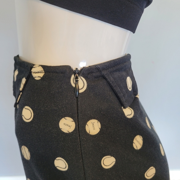 Moschino Jeans Baseball Print Skirt, VGUC, Size 8 - Picture 6 of 9